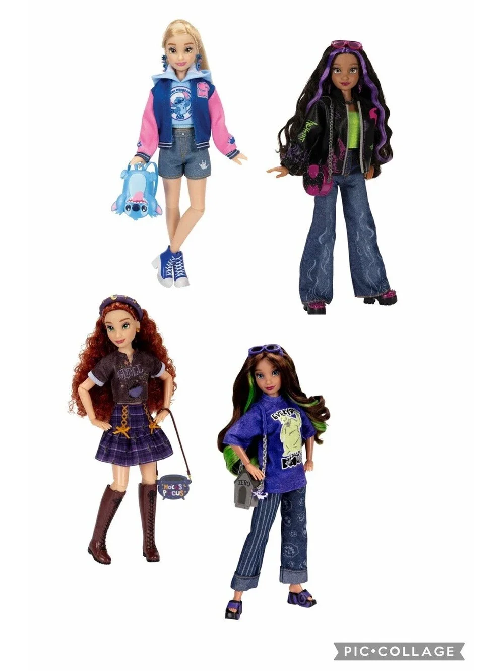 4 Disney ILY 4EVER Doll Maleficent Hocus Pocus Stitch Nightmare Before Christmas